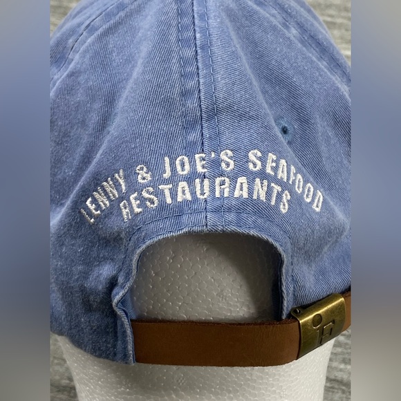 Lenny & Joes Fish Tale Feeding Frenzy Adjustable Leather Strap Back Hat Anchor - Picture 16 of 16